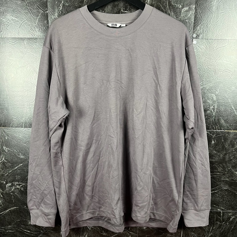 Uniqlo U Men's Grey Long Sleeve Shirt XL